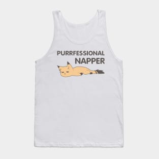 Purrfessional Napper Tank Top